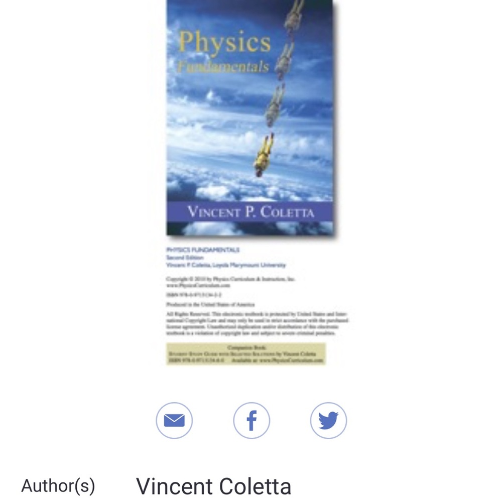 Physics Fundamentals 2nd Edition E-Book